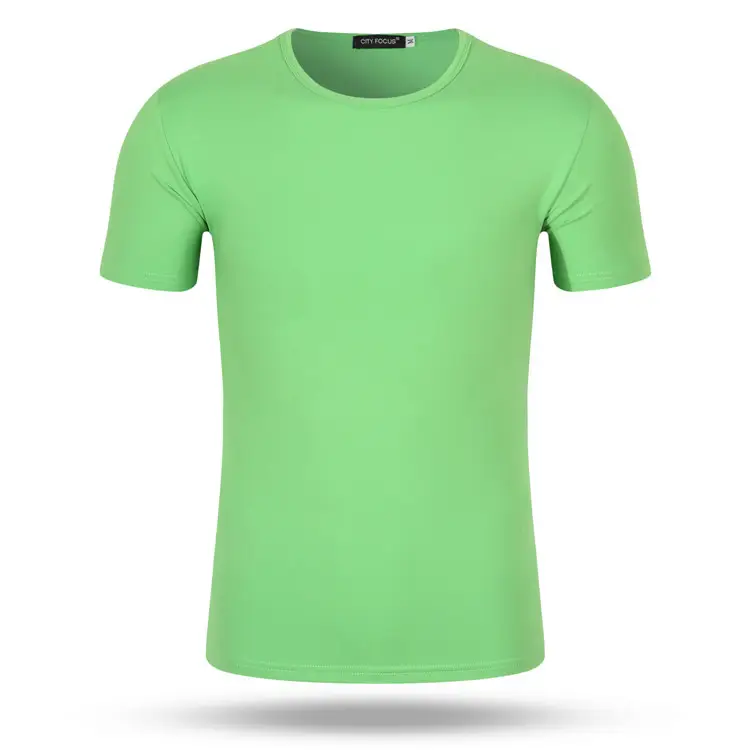 Red Round Neck Short Sleeve T-Shirt for Men Women — feature 12