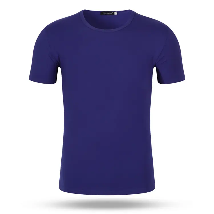 Red Round Neck Short Sleeve T-Shirt for Men Women — feature 14