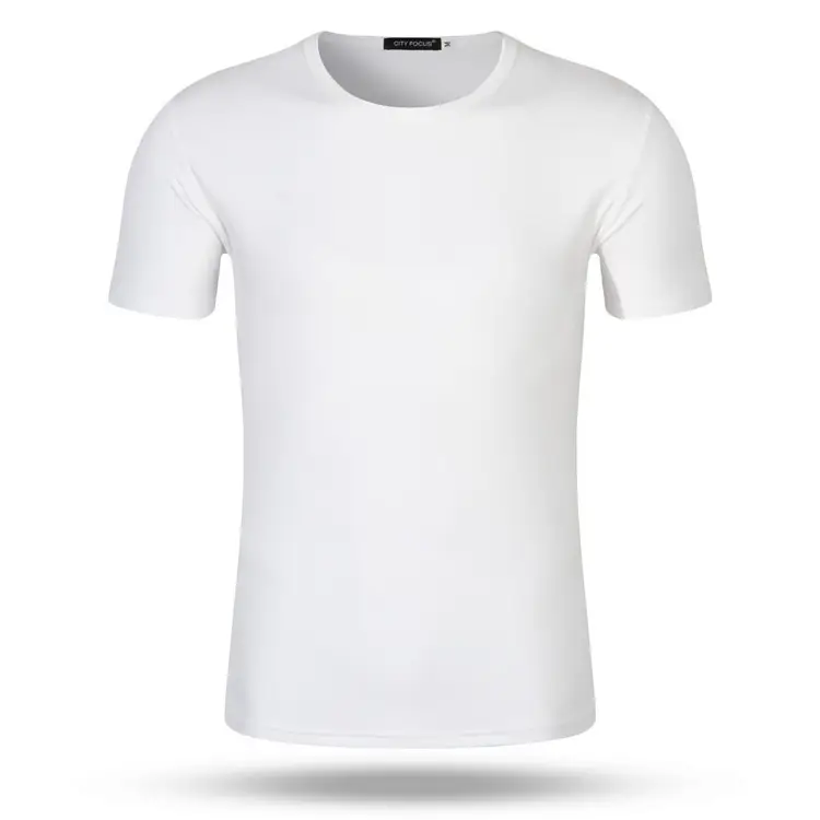 Red Round Neck Short Sleeve T-Shirt for Men Women — feature 15