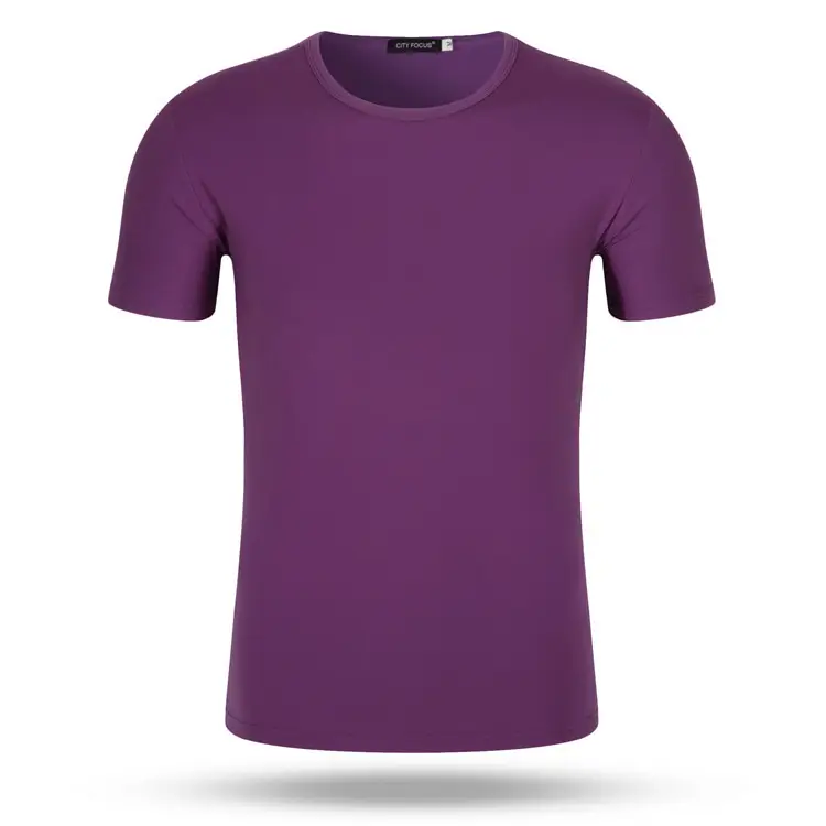 Red Round Neck Short Sleeve T-Shirt for Men Women — feature 6