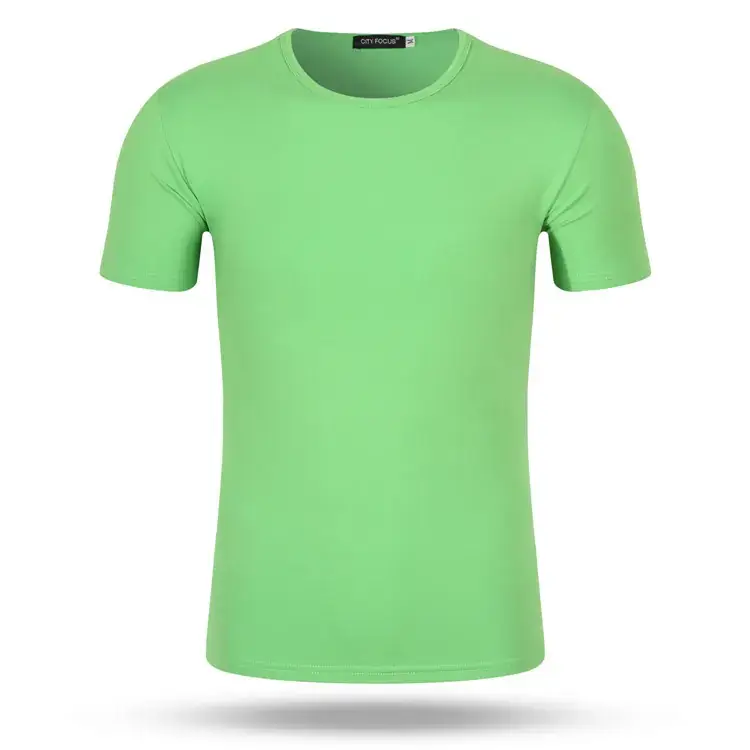 Red Round Neck Short Sleeve T-Shirt for Men Women - Image 7