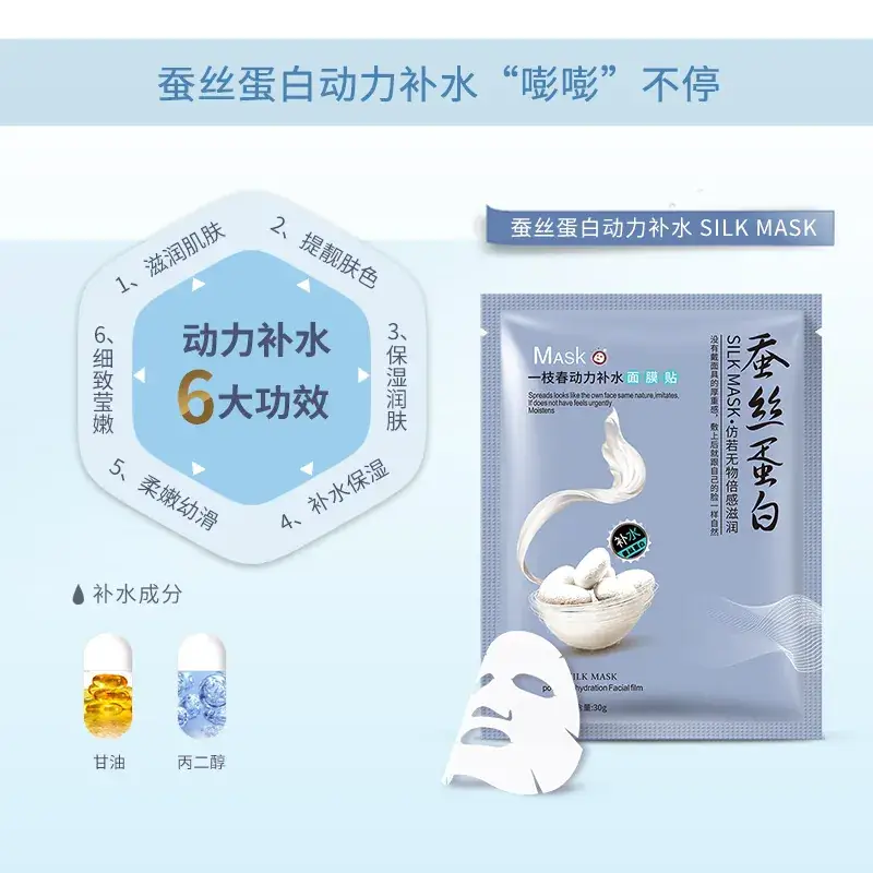 Spring Silk Brightening Acne Mask with Hyaluronic Acid - Image 9