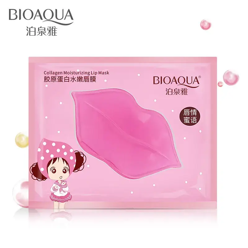 Boquanya Collagen Lip Mask Sticker Pink Hydrating