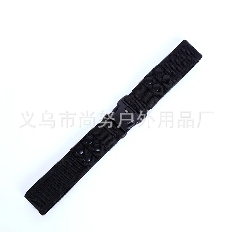 Green Tactical Velcro Belt with Plastic Buckle