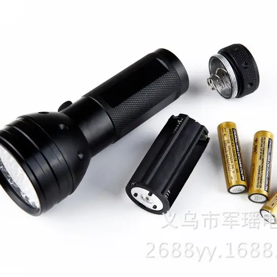 51Led UV Flashlight Aluminum Banknote Detector - Image 4