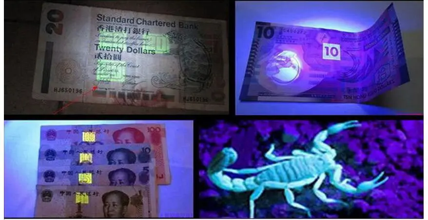 51Led UV Flashlight Aluminum Banknote Detector — feature 25
