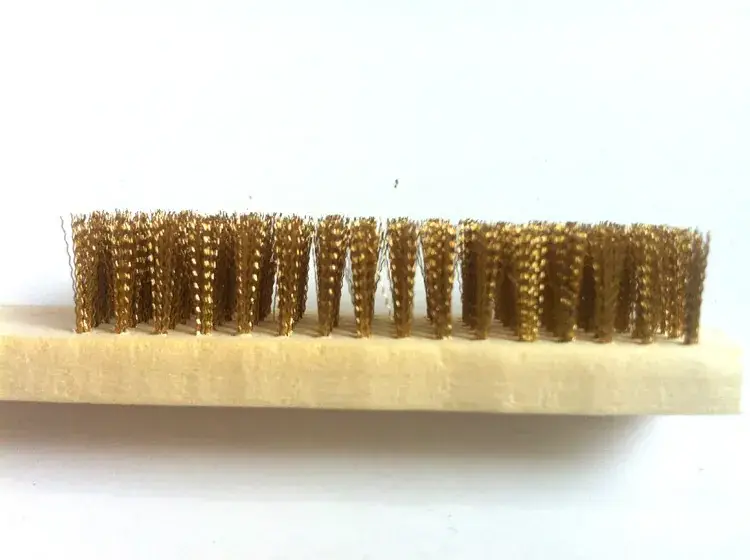 Wooden Copper Wire Brush Small Toy Tool - Image 4