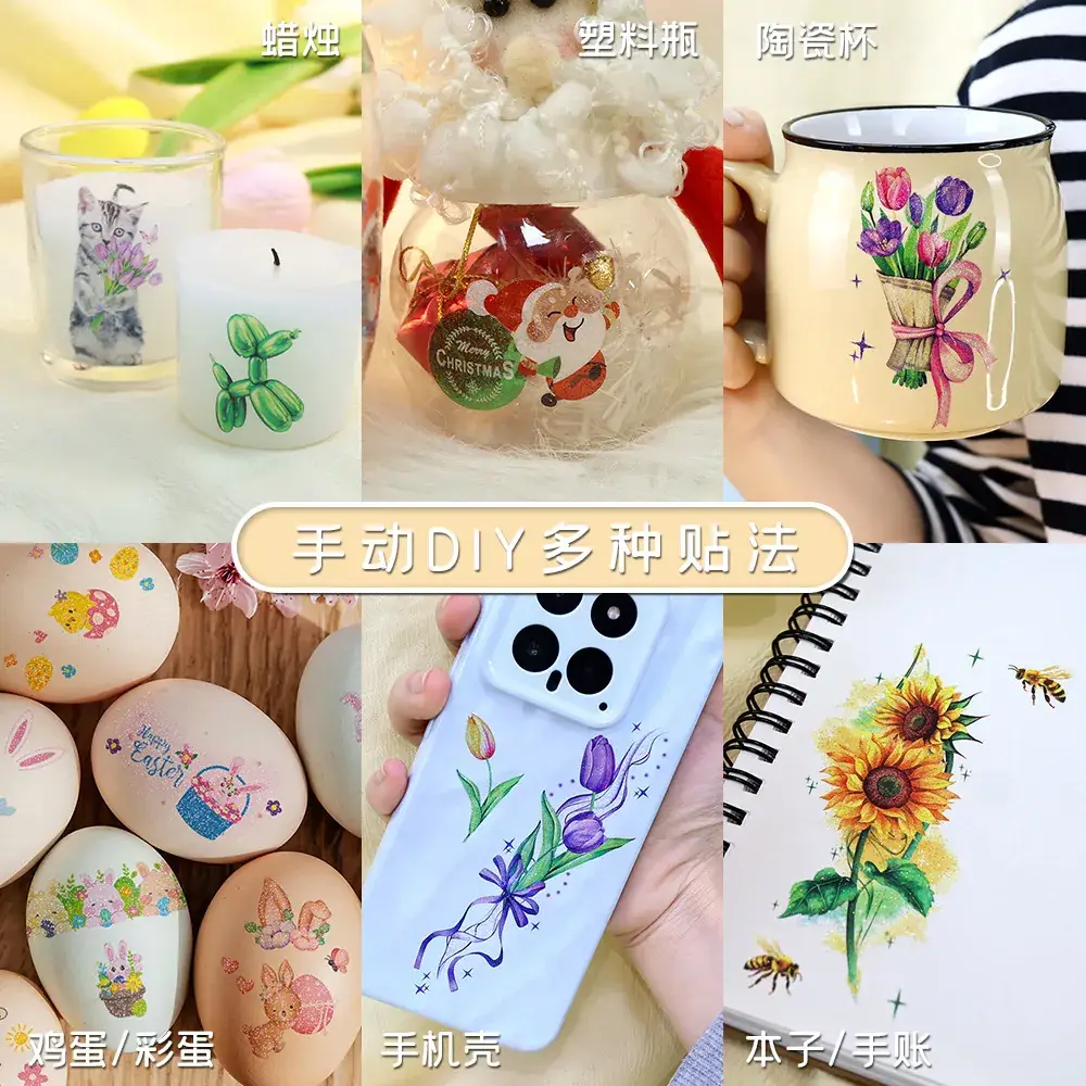 Waterproof English Letter Tattoo Sticker 3D Flower Arm Tattoo — feature 5