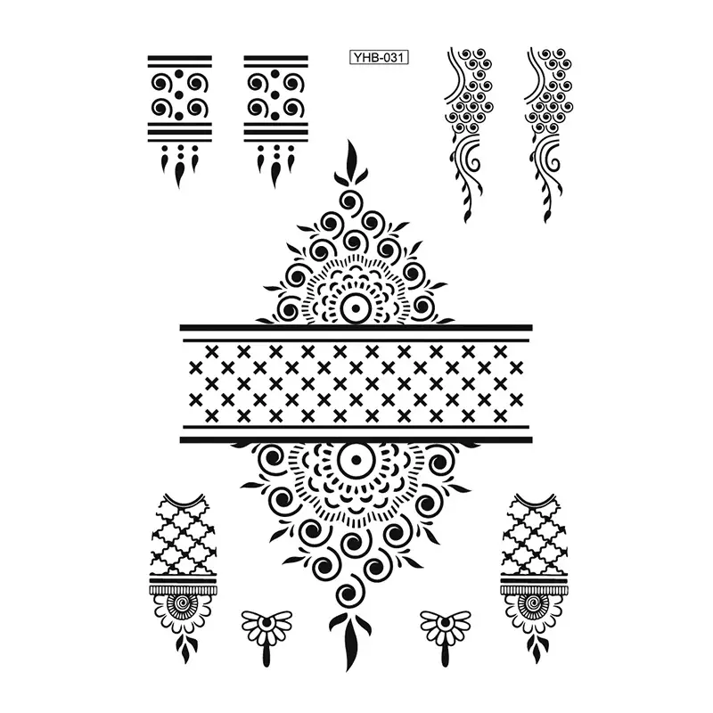 Lace tattoo stickers factory spot wholesale tattoo stickers large favorably bride tattoo stickers