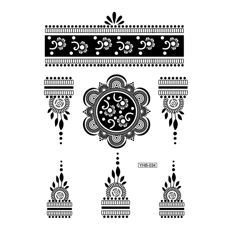 Lace tattoo stickers factory spot wholesale tattoo stickers large favorably bride tattoo stickers