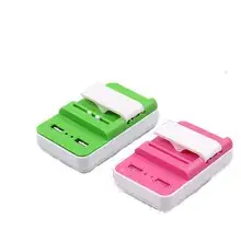 Universal Black 3-Light Mobile Charger — feature 1