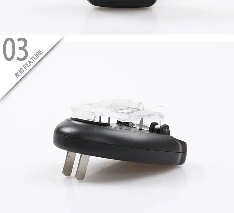 Universal Black 3-Light Mobile Charger — feature 49