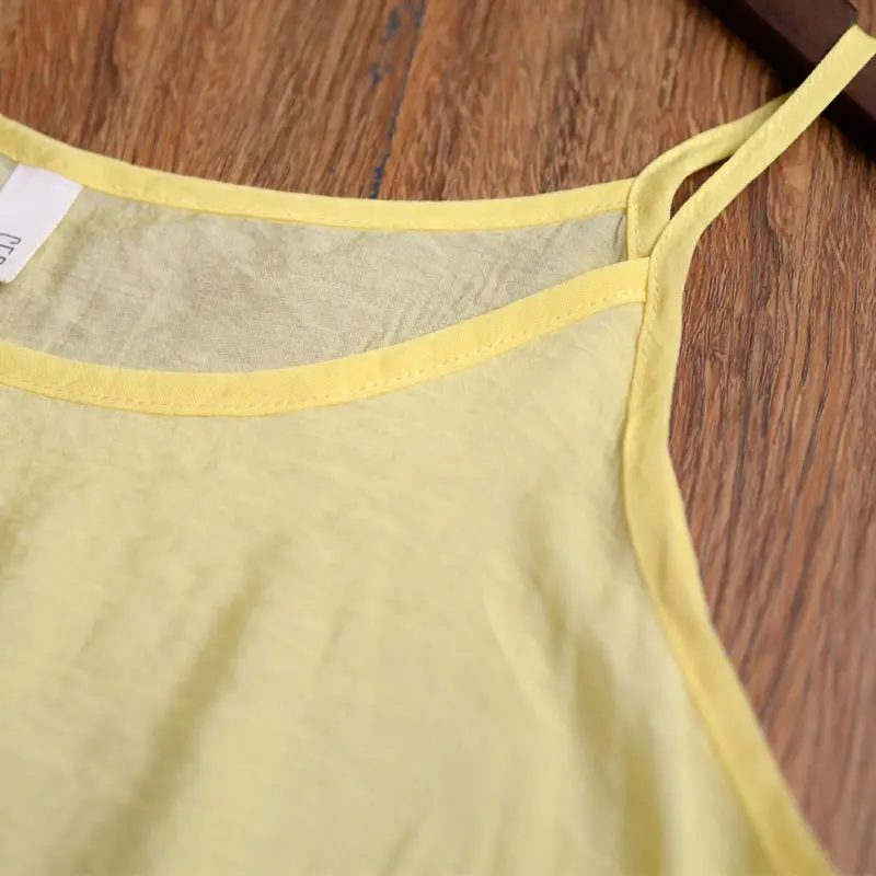 Women Silk & Cotton Camisole Summer Loose Inner Sling S200 - Image 7