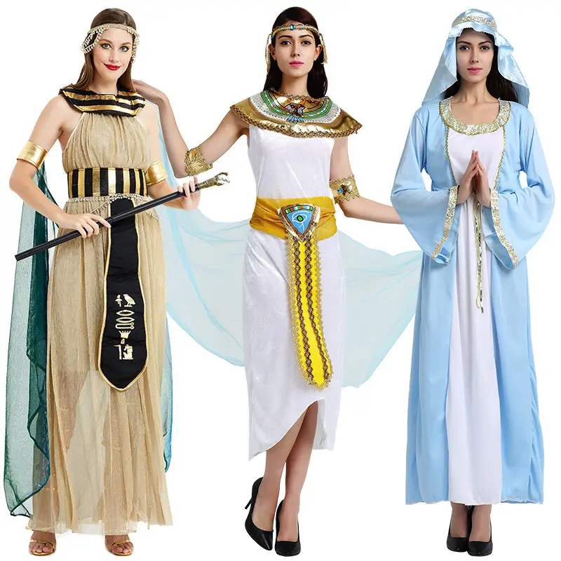 Halloween Costume Blue White Long Sleeve Vest - Image 13