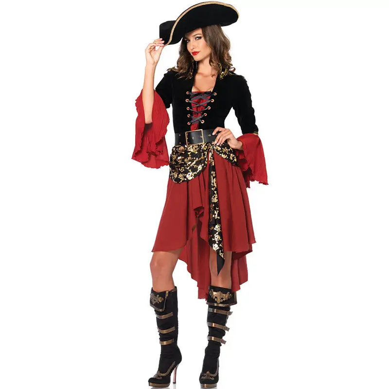 Pirate Costume for Women S-3XL Large Size