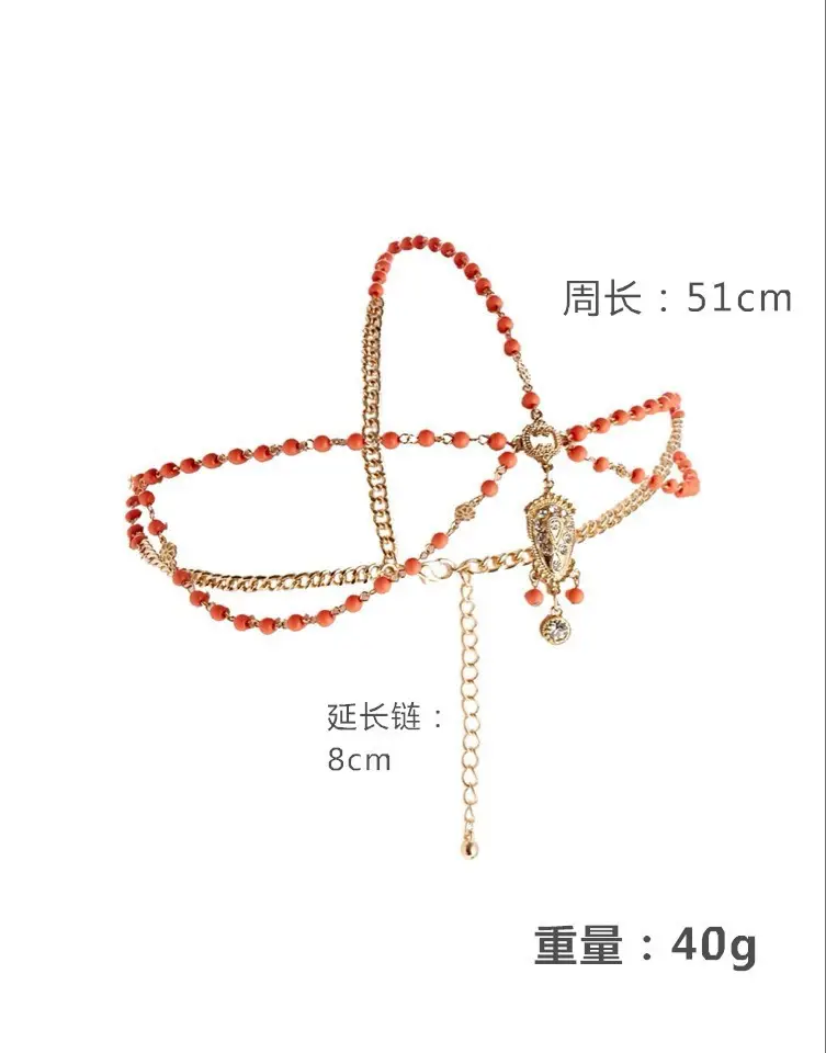 Vintage Gothic Pearl Necklace Set for Women — feature 11