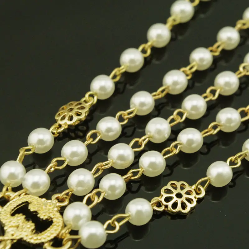 Vintage Gothic Pearl Necklace Set for Women — feature 16