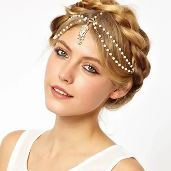 Vintage Gothic Pearl Necklace Set for Women — feature 9