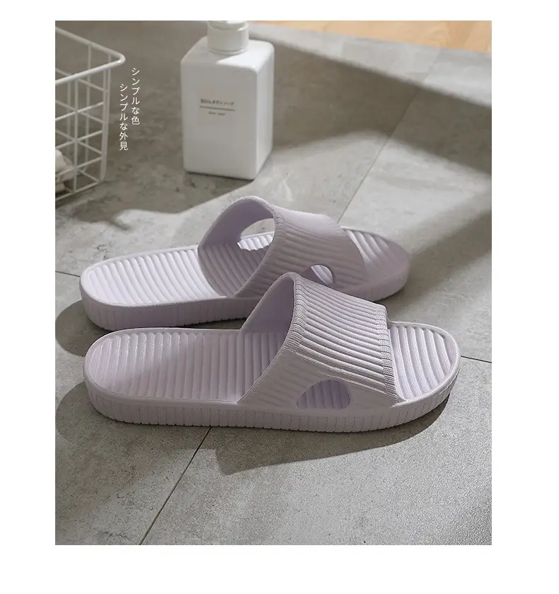 Eva Sandals Manufacturer Wholesale Simple and Fashionable Home Couple Non-Slip Bathroom Slippers Women's Home Men's Slippers — feature 13
