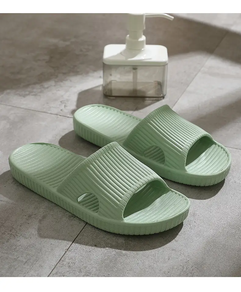 Eva Sandals Manufacturer Wholesale Simple and Fashionable Home Couple Non-Slip Bathroom Slippers Women's Home Men's Slippers — feature 15