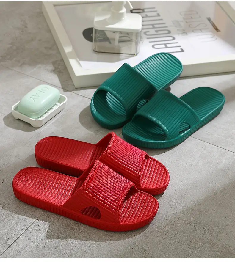 Eva Sandals Manufacturer Wholesale Simple and Fashionable Home Couple Non-Slip Bathroom Slippers Women's Home Men's Slippers — feature 16