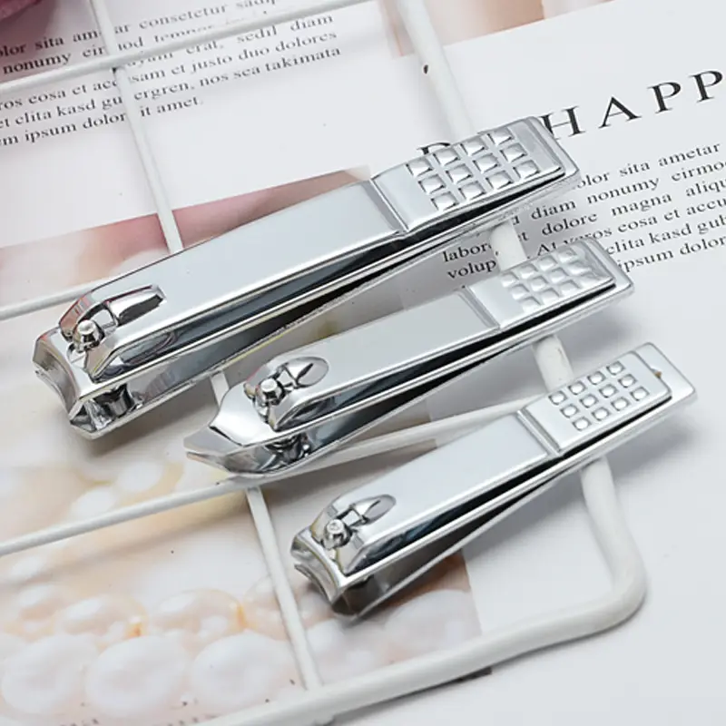 Stainless Steel Nail Clippers & Eyebrow Tools Set - Image 4