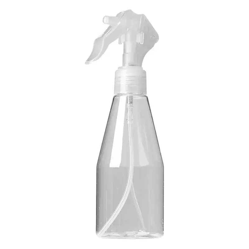 Hand Pressure Spray Bottle 200ml Clear Glass