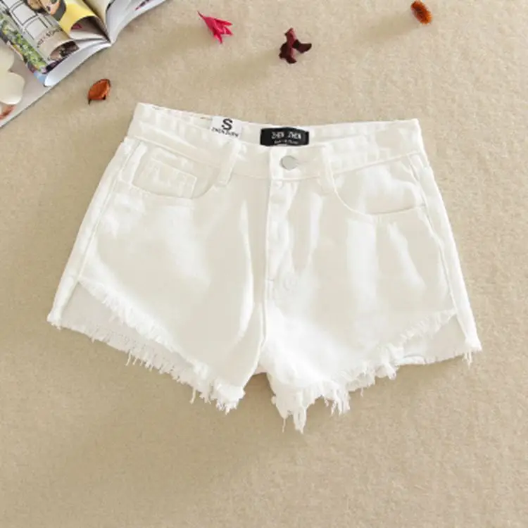 2023 Summer Loose Front Denim Shorts Women Wide Leg - Image 8