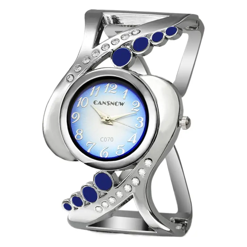 Women's Gold Diamond Bracelet Watch High End Fashion