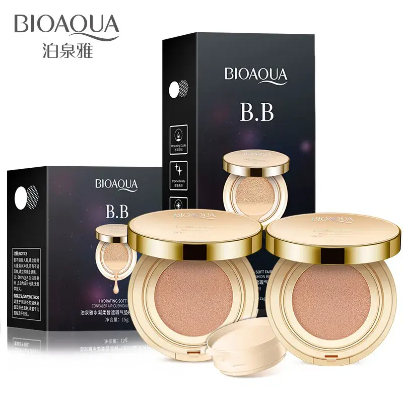 Boquanya Air Cushion BB Cream Nude Moisturizing Concealer - Image 7