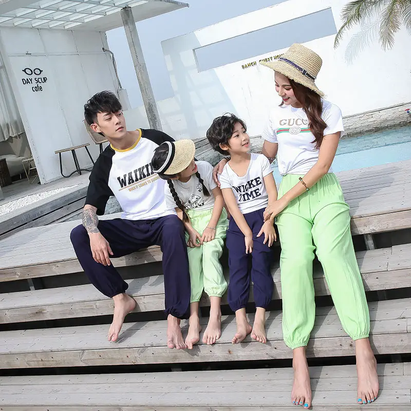 Summer Cotton Silk Yoga Pants Solid Color Morning Wear - Image 16
