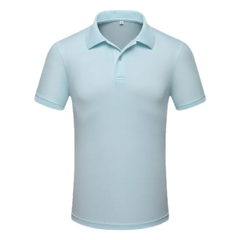 Pink Men's Quick-Drying Polo T-Shirt