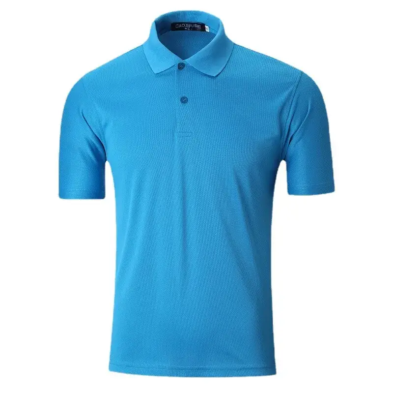 Pink Men's Quick-Drying Polo T-Shirt