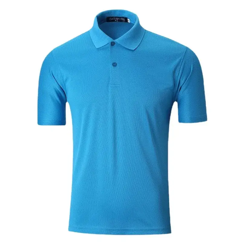Pink Men's Quick-Drying Polo T-Shirt