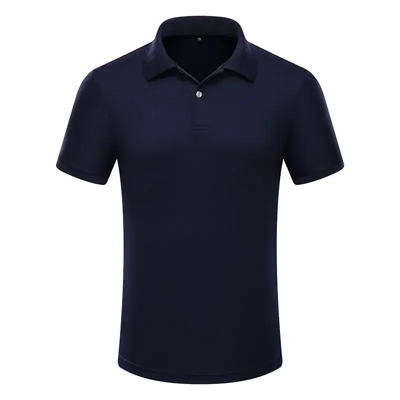 Pink Men's Quick-Drying Polo T-Shirt