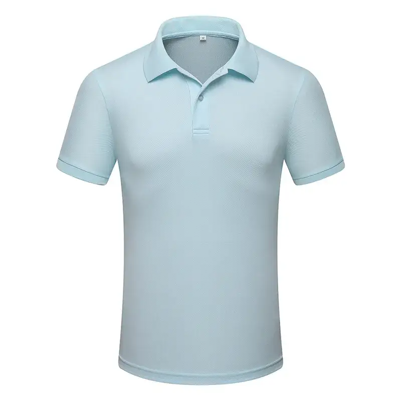 Pink Men's Quick-Drying Polo T-Shirt