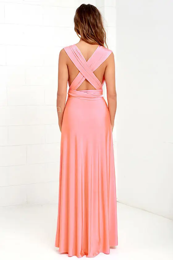 Green Crossback Long Maxi Dress for Women — feature 11
