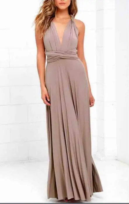 Green Crossback Long Maxi Dress for Women — feature 16