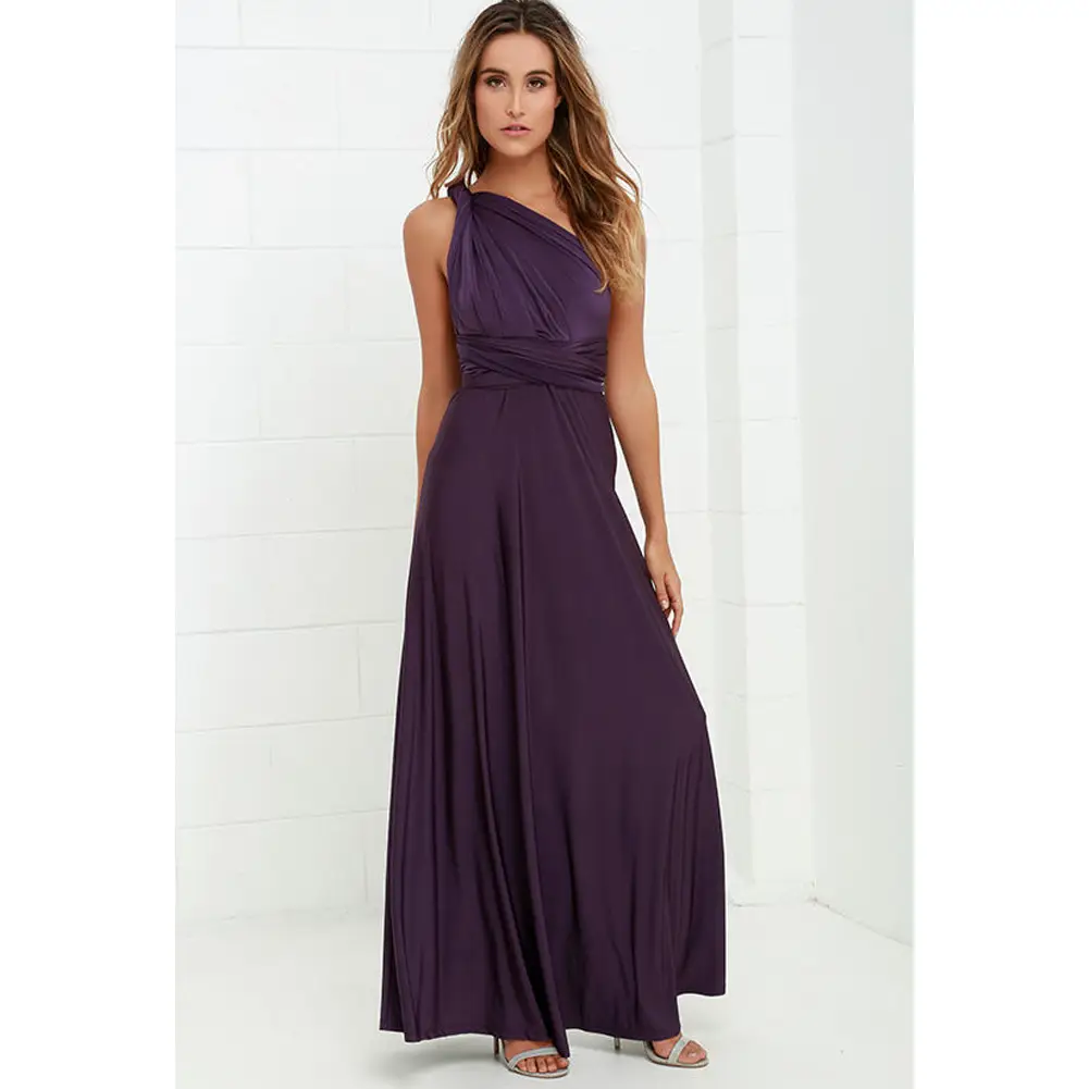 Green Crossback Long Maxi Dress for Women — feature 17