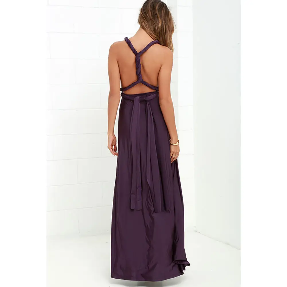 Green Crossback Long Maxi Dress for Women — feature 18