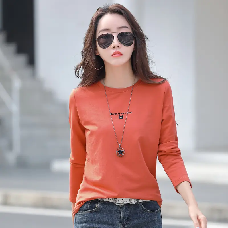 Women Black Printed Slim Fit T-Shirt 2022 Spring - Image 4