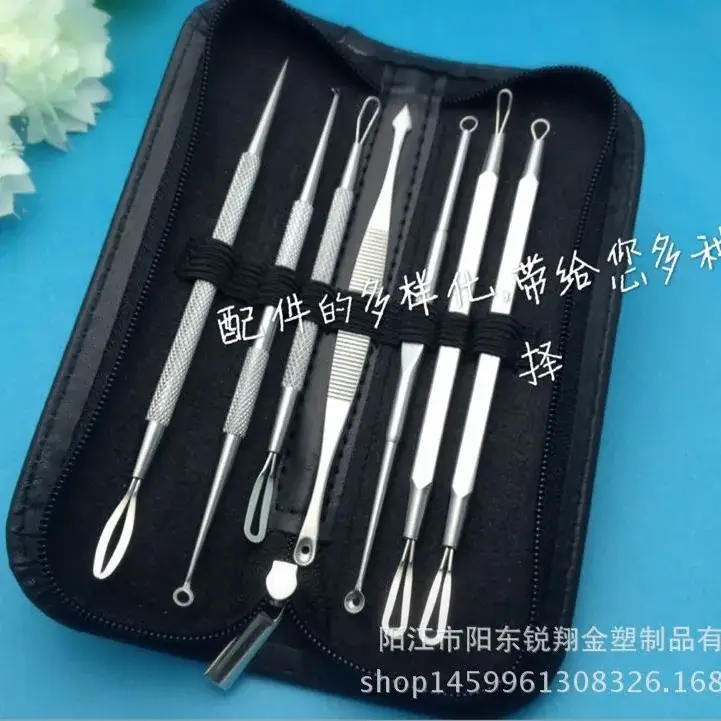 7-Piece Stainless Steel Acne Needle Set - Image 2