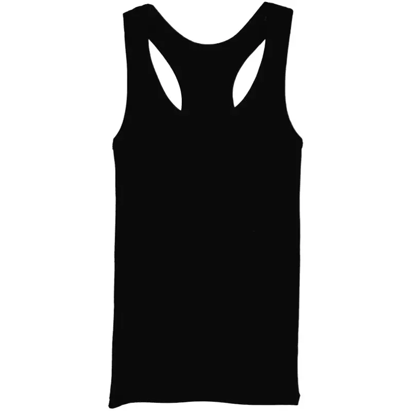Women's Pink I-Shaped Cotton Vest Large