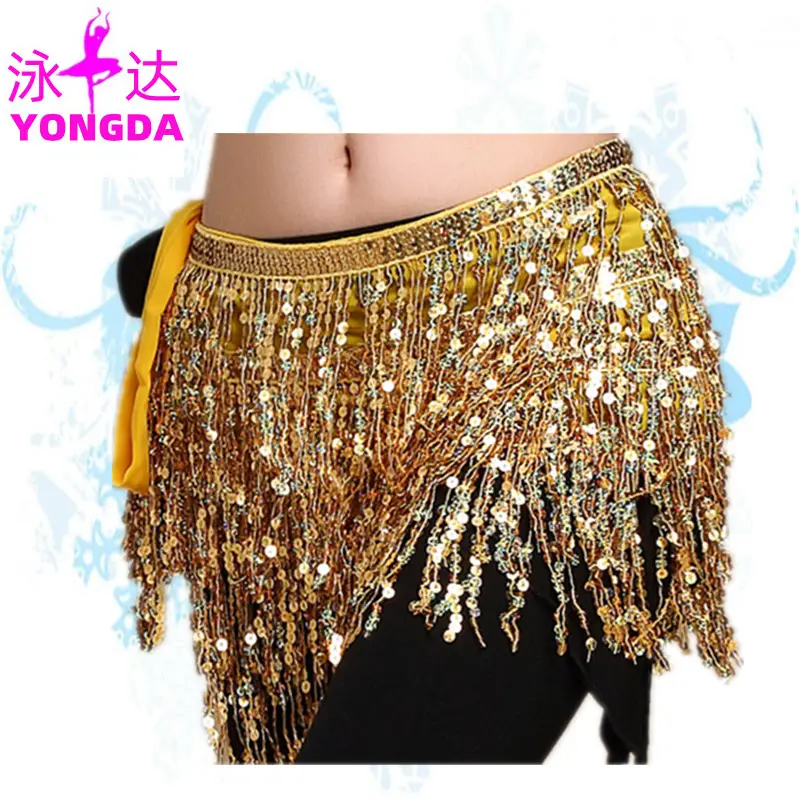 Halloween Belly Dance Costume with Sequins & Tassels - Image 34