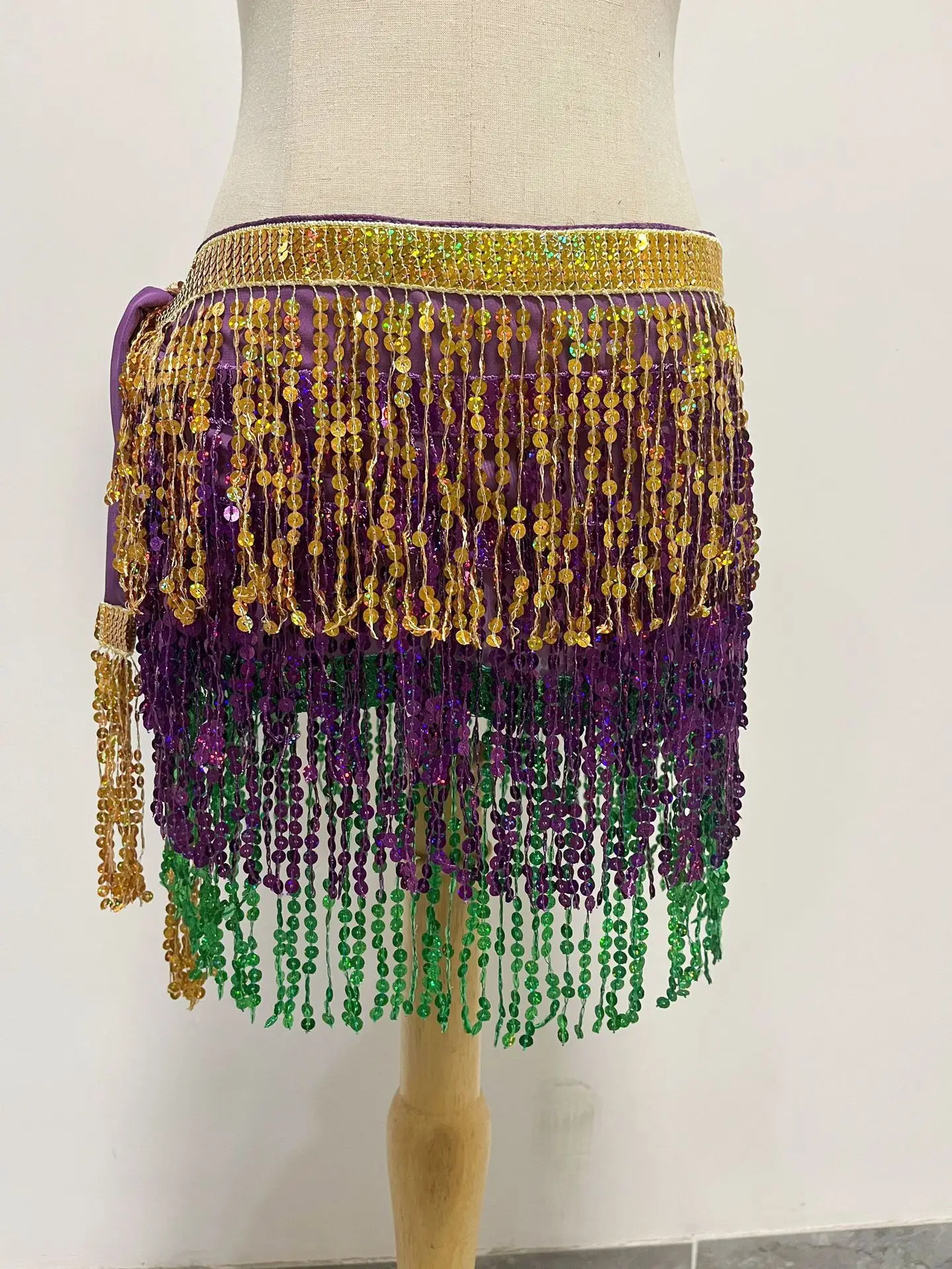 Halloween Belly Dance Costume with Sequins & Tassels - Image 28
