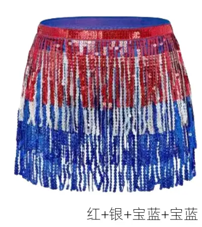 Halloween Belly Dance Costume with Sequins & Tassels - Image 30