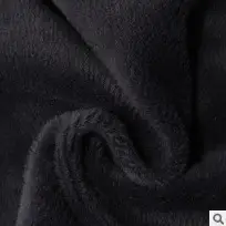Winter Padded Velvet Leather Stretch Leggings Black