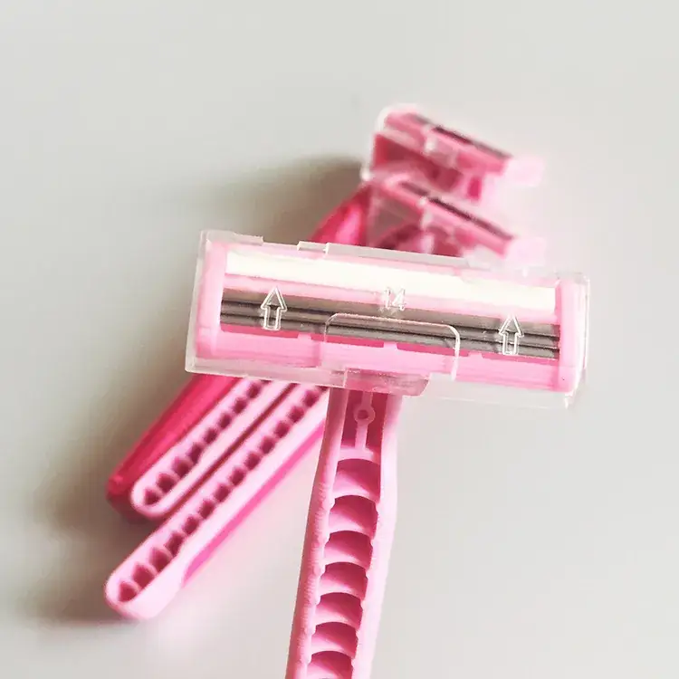 Women's Pink Hair Shaver 4 Pack Leg & Armpit Remover - Image 4