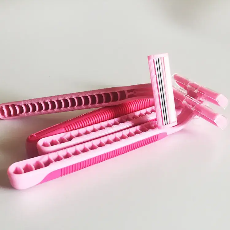 Women's Pink Hair Shaver 4 Pack Leg & Armpit Remover - Image 5