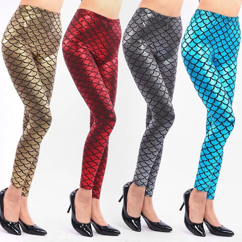 Snake Print Faux Leather Slimming Leggings Multi Color - Image 11